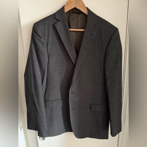 Brooks Bros Gray Check Regent Blazer 40R